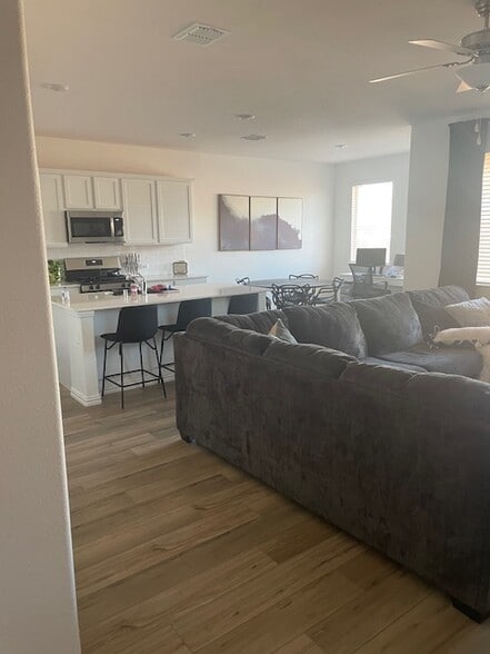 Kitchen, Living Room and Dining Room - 1106 Daffodil St