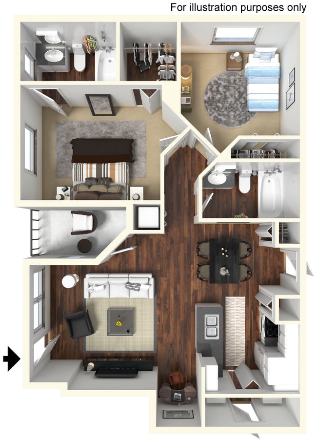 Floorplan - Rivertree Apartments
