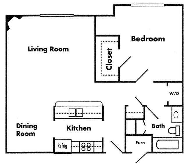 Floorplan - Arbor Creek Apartments