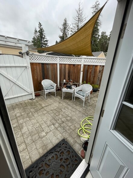 Back patio. - 920 Gravenstein Ave