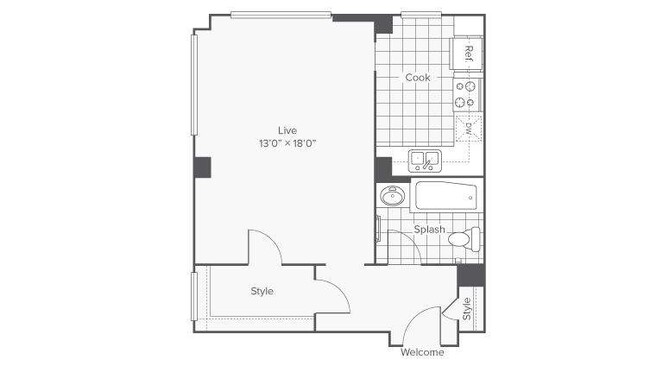 Floorplan - The Windham Apartments