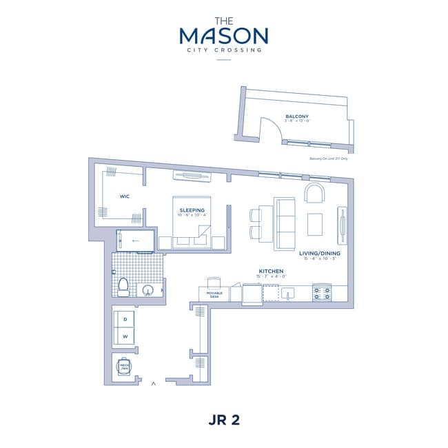 Floorplan - The Mason at City Crossing