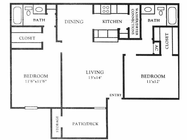 2BR/2BA - Cedars at Ellington