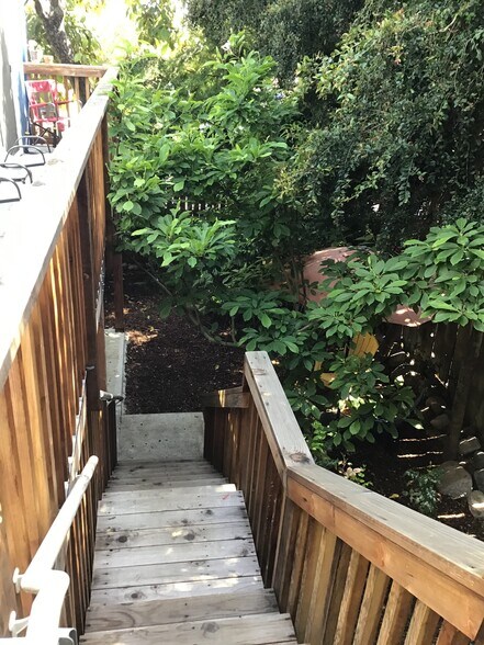 back stairs - 135 Bixby St