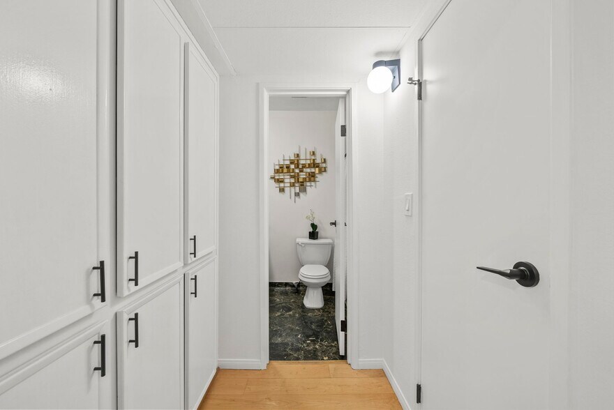 Hall into bathroom - 1735 N Fuller Ave