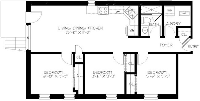 Building Photo - Video Tour- Great 3 Bedroom, 1 Bath Apartment. Located in Wicker Park/Bucktown near the Division ...