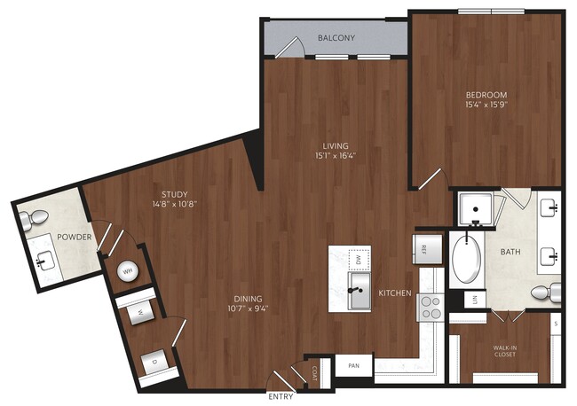 Floorplan - The Park at Katy Trail