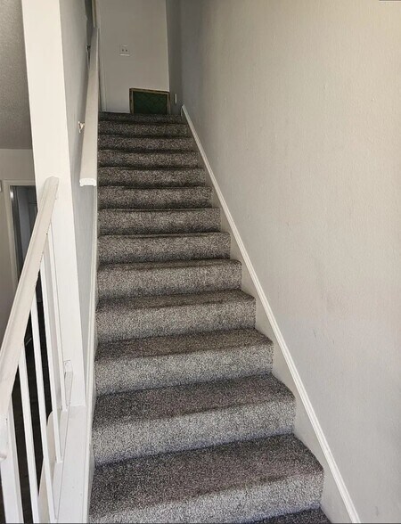 Stairs to 2nd floor - 320 Cambout St
