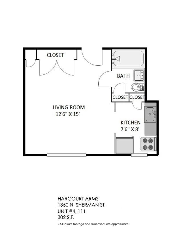Floorplan - Harcourt Arms