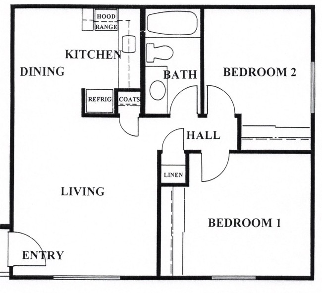 Floorplan - Cedar Villa Senior Apartments 55+