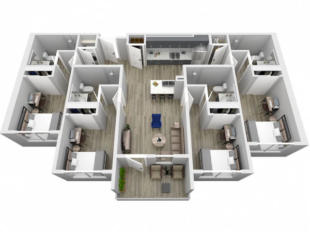 3D image of Floor Plan - 320 West Mag