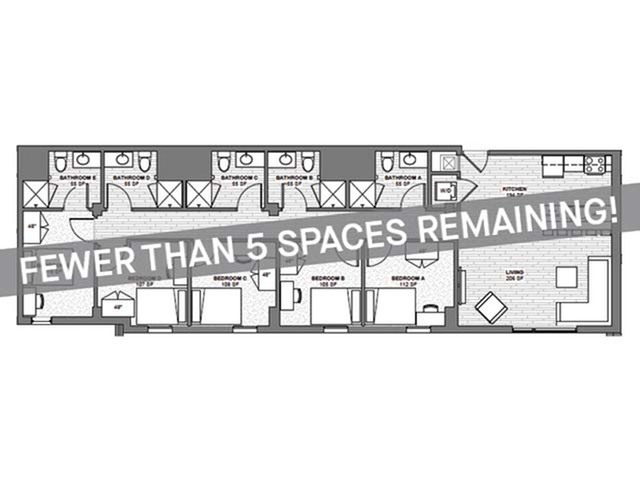 5x5 B - Fewer than 5 Spaces Remaining! - Student | Rise at State College