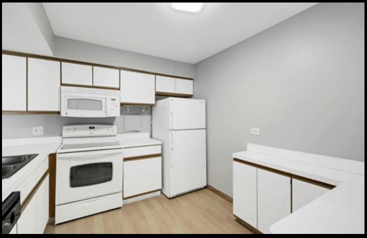 Kitchen with Electric Stove - 1906 Plum Grove Rd