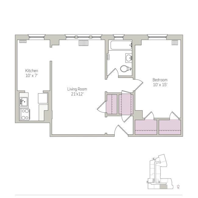 Floorplan - East Park Tower