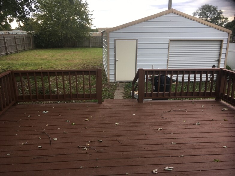 Newly painted deck - 1285 Commonwealth Ave