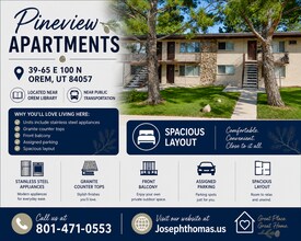 Building Photo - 2 Bed 1 Bath Orem Apartment by Orem Library AVAILABLE NOW! JUNE RENT FREE