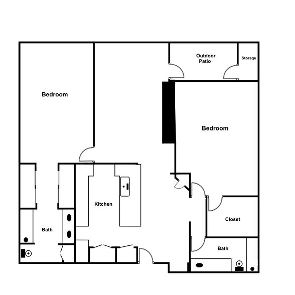 floorplan (not to scale) - 30 E Julian St