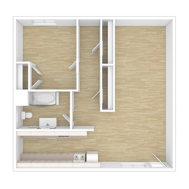 Floorplan - Sunset Apartments