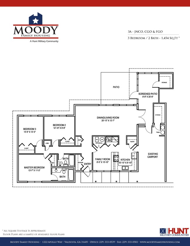 Floorplan - Moody Family Housing