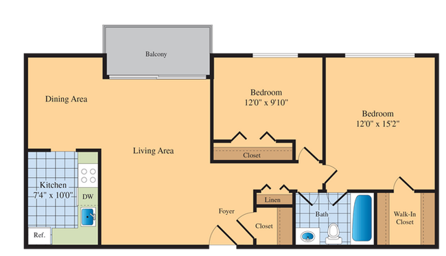 Floorplan - Roosevelt Towers