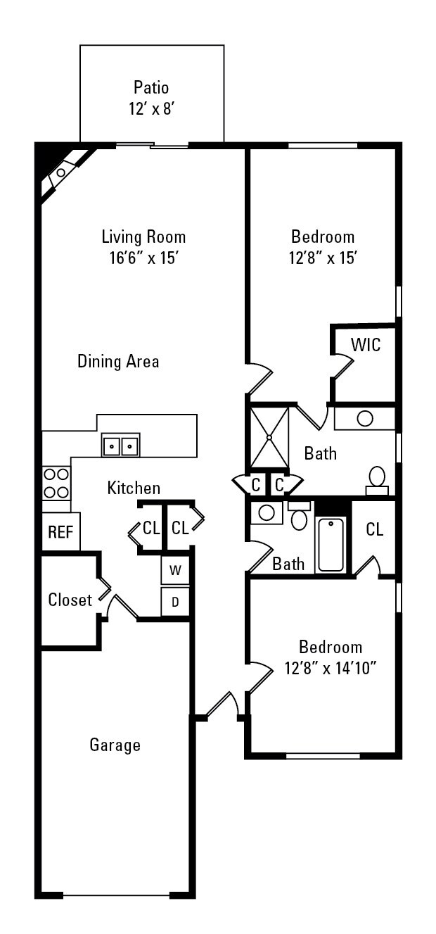 Floorplan - The Elms of Bloomfield