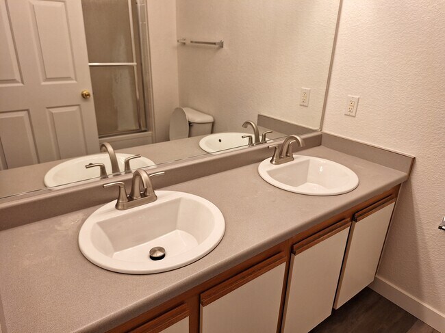 Master Bath with Brand-New Fashion Faucets and Brand-New Vitreous China Sinks - 18989 E Warren Dr