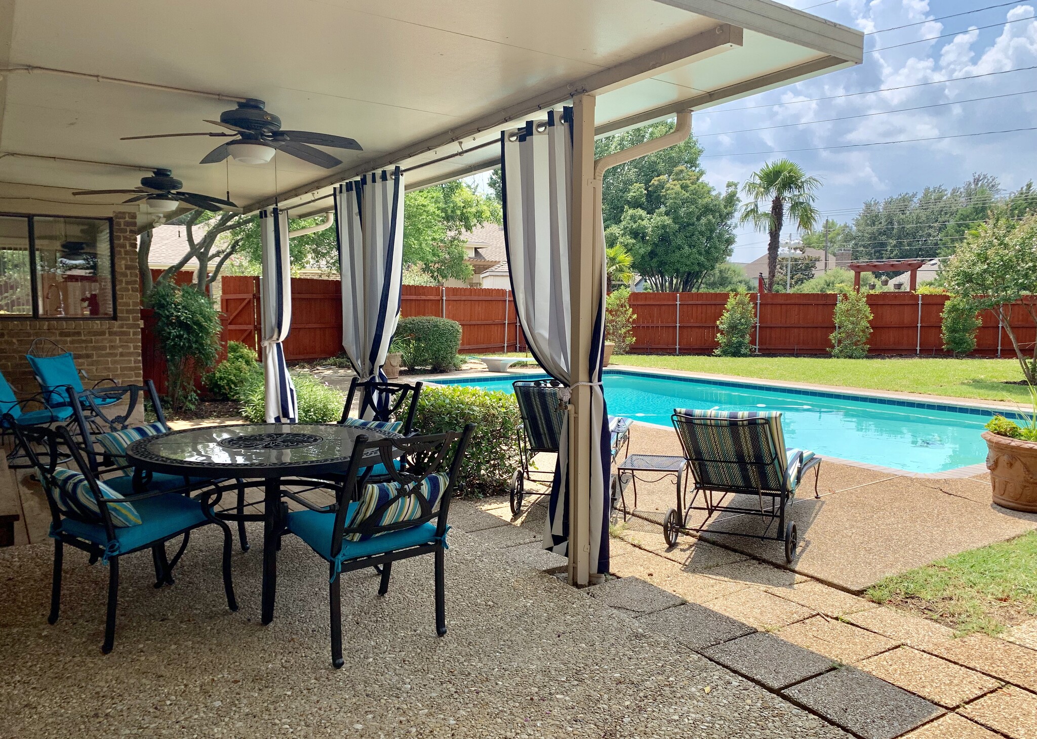 patio and pool - 3907 Winter Park Ln