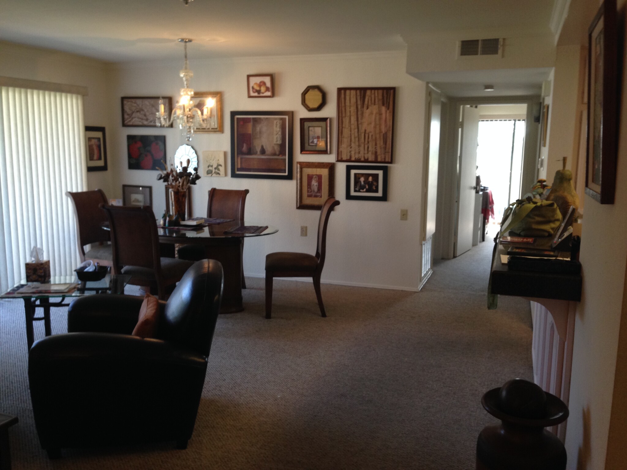 Dining room, Hall, 2nd Bedroom - 13601 Del Monte Dr