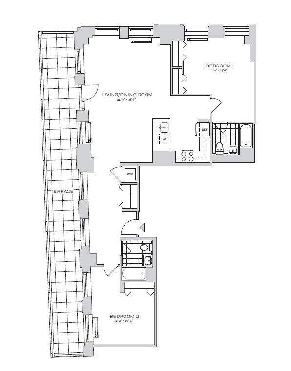 Floorplan - 70 Pine Apartments