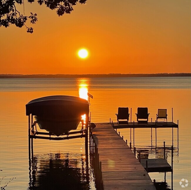 Dock sunrise. - 2225 Middleton Beach Rd