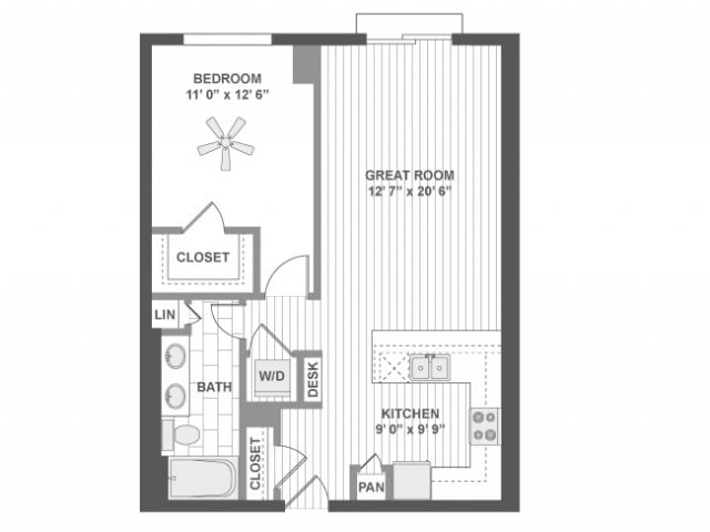 Floorplan - AMLI Evanston