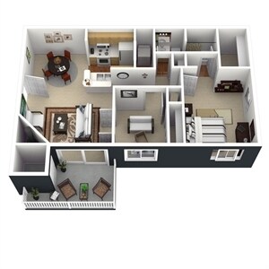 1 Bed, 1 Bath - Camden Touchstone