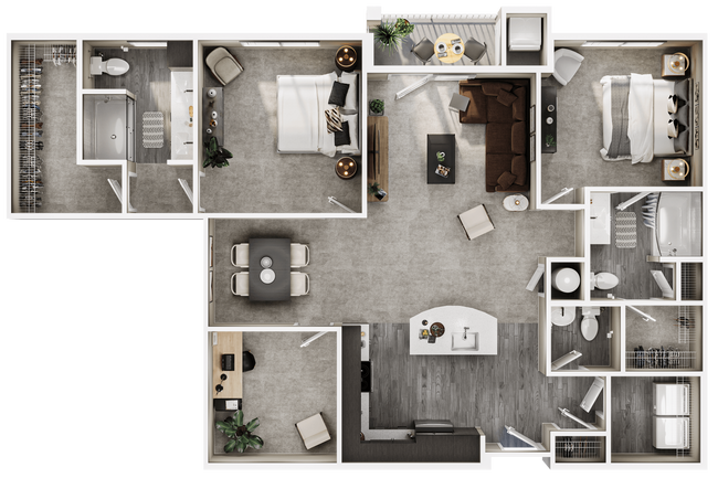 Floorplan - Altair Luxury Apartments
