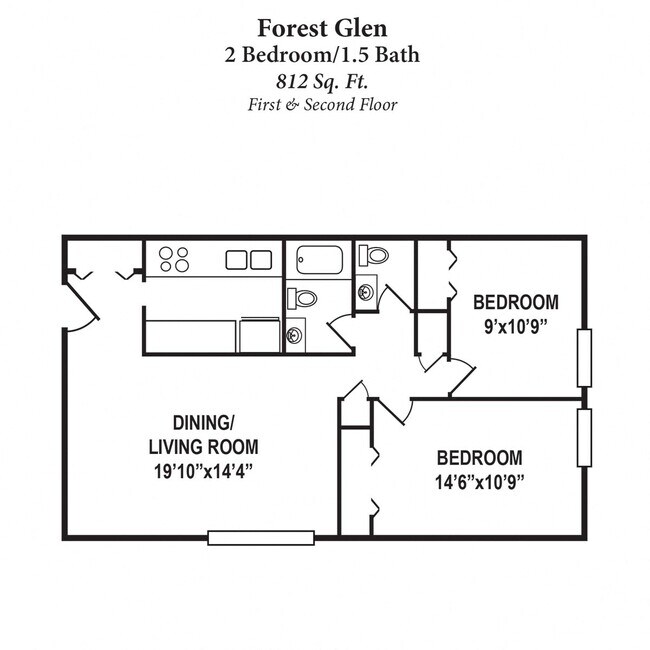 Floorplan - Forest Park Apartments