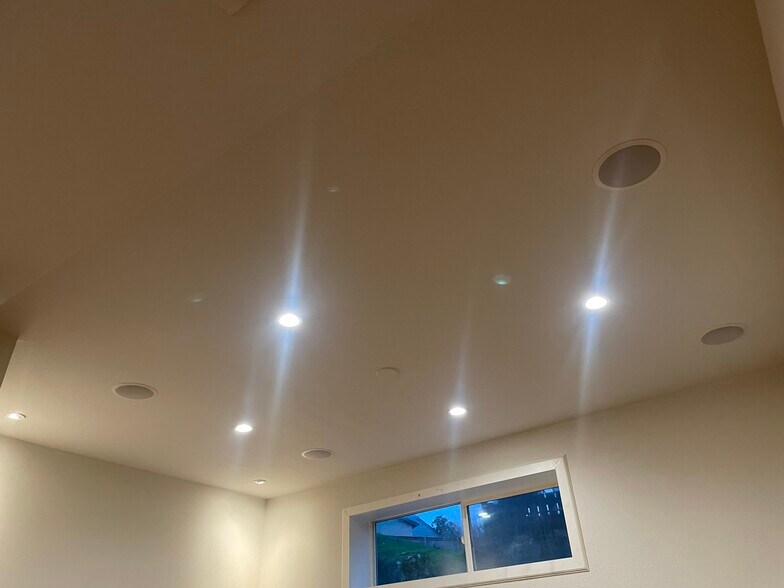 Basement ceiling sound system - 4521 S 262nd St