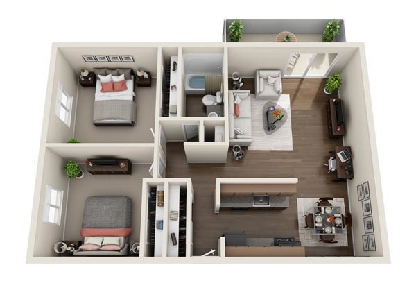 Floorplan - 4600 E Kentucky