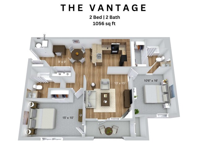Floorplan - City View Farm Apartments