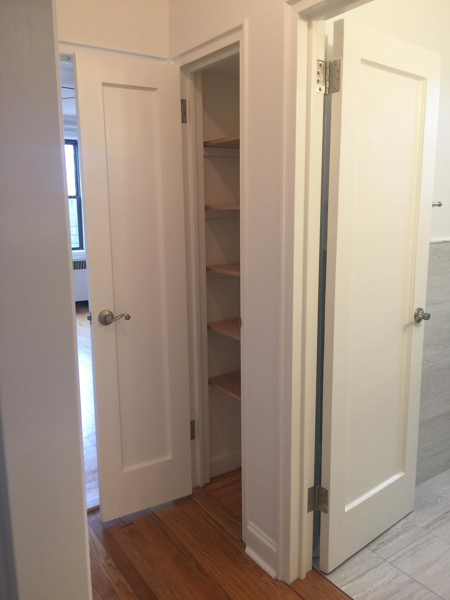 Linen Closet. - 111 Larchmont Acres