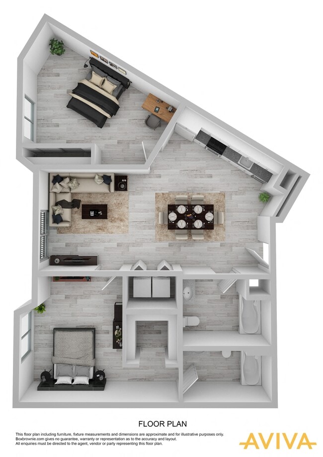 Floorplan - AVIVA Apartments