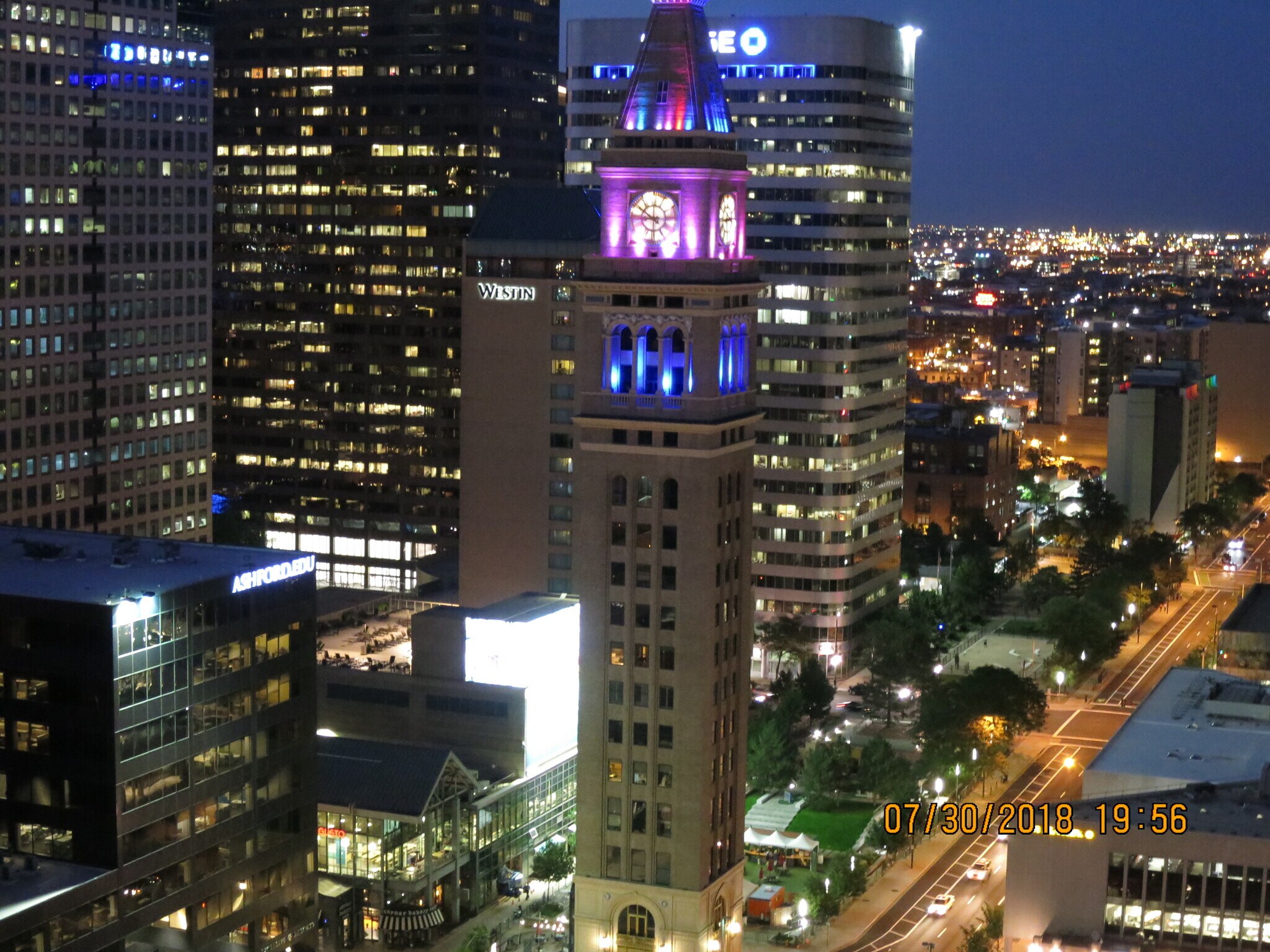 THIS IS THE NIGHT VIEW FROM THE 27TH FLOOR - 1020 15th St