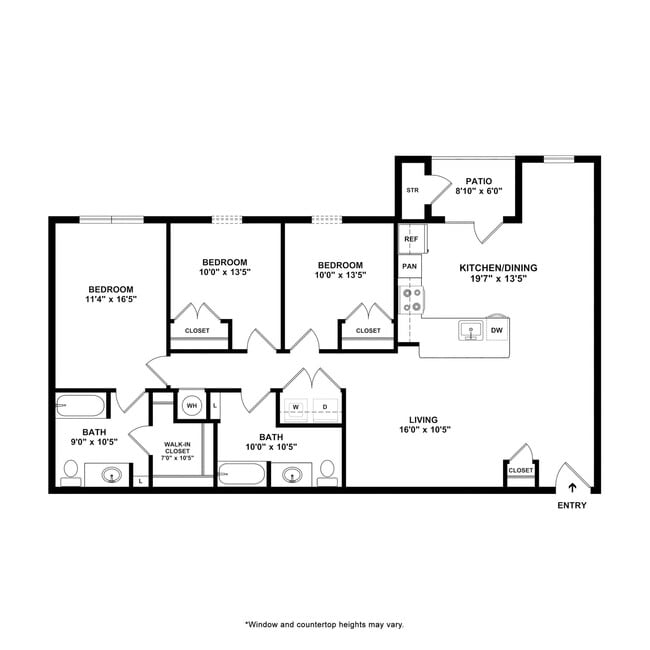 Floorplan - Smyrna Village Apartments of Louisville
