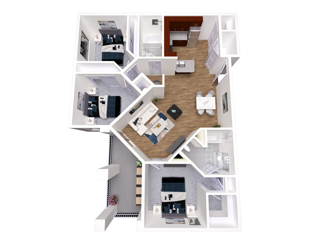 Floorplan - Panther Creek Parc