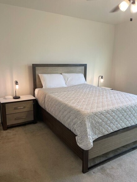 1st Master Bedroom with charging lamps - 1135 Sleepy Oak Dr