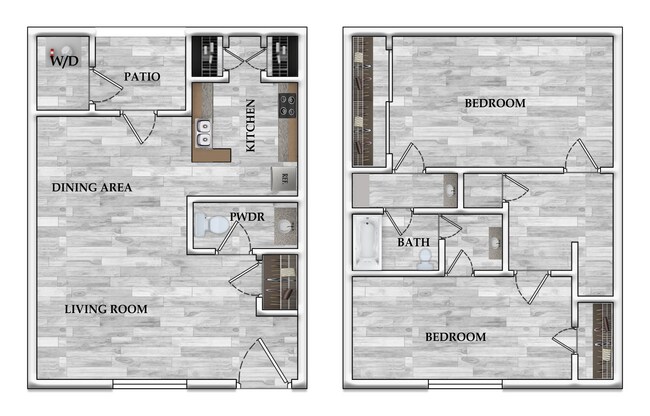 1007 sf - Serena Grove 3 Apartments