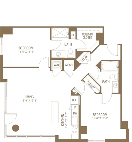 Floorplan - 8421 Broad