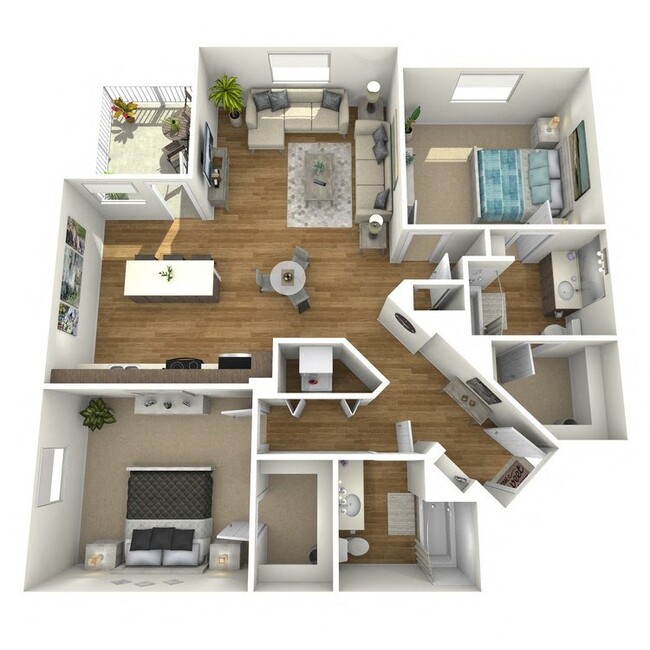 Floorplan - Oxnard Town Square 12