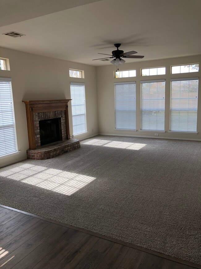 wood burning fireplace, lots of natural light - 800 N Laurel Ave