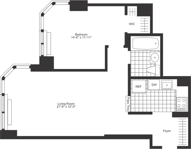 Floorplan - Tribeca Tower