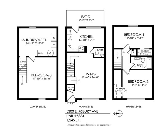 Floorplan - 5300 E Asbury Ave.
