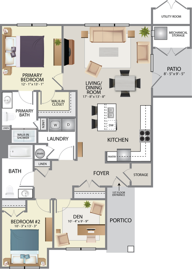 Floorplan - The Villas at Glenwood